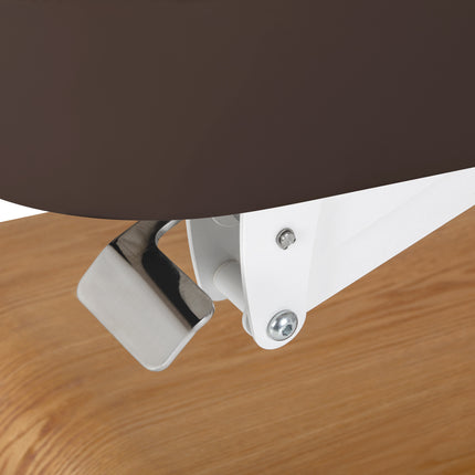 Sillon Relax table de soins SPA électrique – marron foncé, piètement bois clair – photo 16