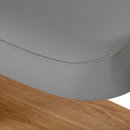 Sillon Relax table de soins SPA électrique – gris, piètement bois clair – photo 10