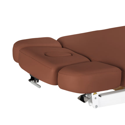 Sillon Relax elektrisch SPA-behandelbed – bruin, licht houten onderstel – foto 13