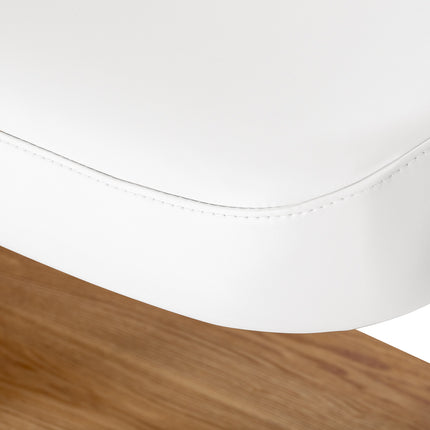 Sillon Relax elektrisch SPA-behandelbed – wit, licht houten onderstel – foto 10