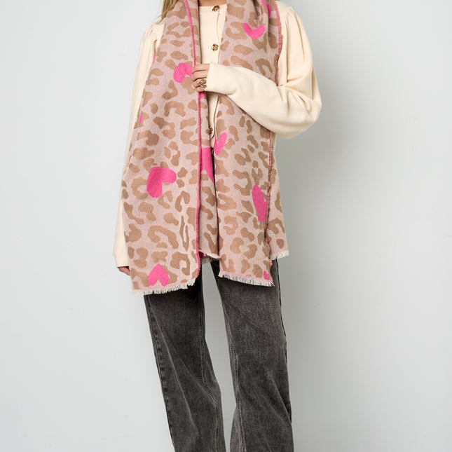 Leopard love sjaal