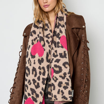 Wintersjaals Hart Casual Acryl Dagelijkse Accessoires