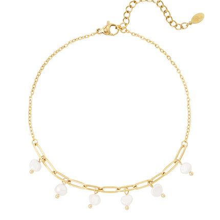 enkelband schakels met parels