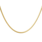 Ketting plat met print - Goud kleur-4.0MM