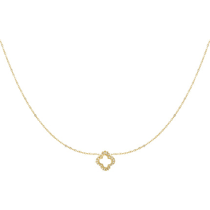 diamant klaver ketting