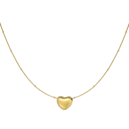 soft heart ketting