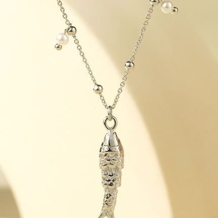 Basis ketting met vis - Zilverkleur