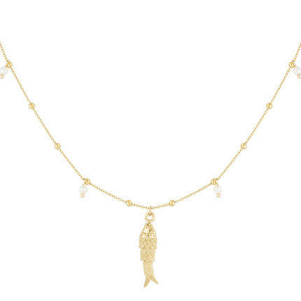 Basis ketting met vis - Zilverkleur