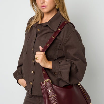 Schoudertassen Effen Kleur Casual PU Dagelijkse Accessoires