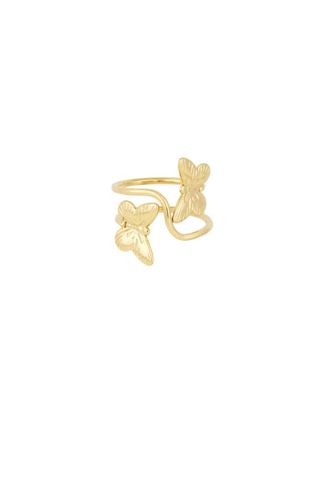 Butterfly Ring - Gold kleur