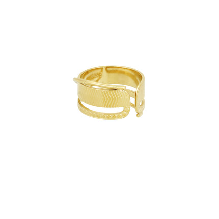 stacked treasures ring