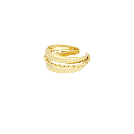 layered spiral ring