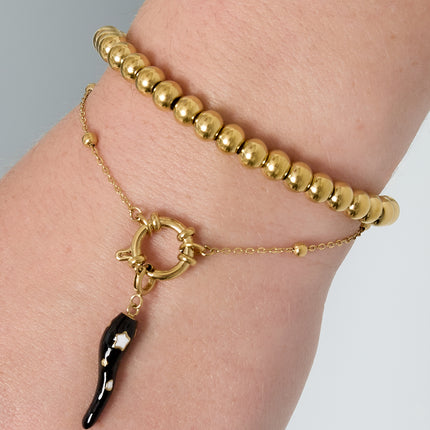 Roestvrijstalen kettingarmbanden, ketting DIY, dagelijkse eenvoudige serie, damessieraden