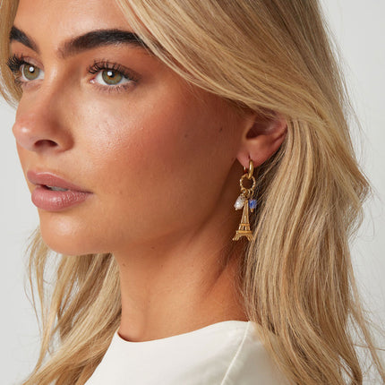 Paris Happy Charm oorbellen