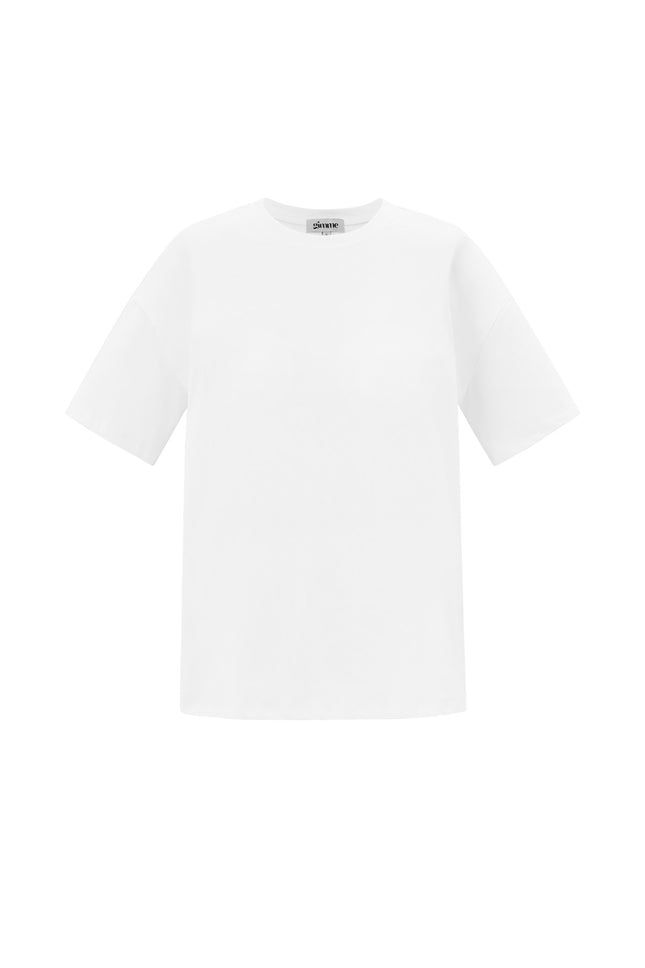 Katoen Gebreide Vrouwen T-shirt Casual Dierenprint