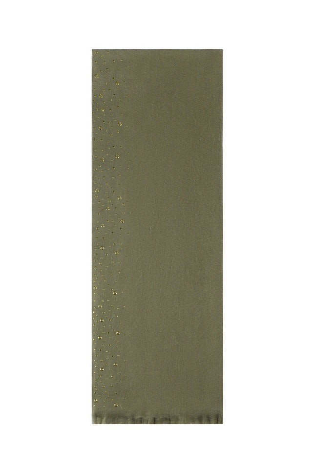 Wintersjaal met steentjes