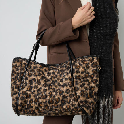 Tote Bags Luipaardprint Casual Katoen Dagelijkse Accessoires