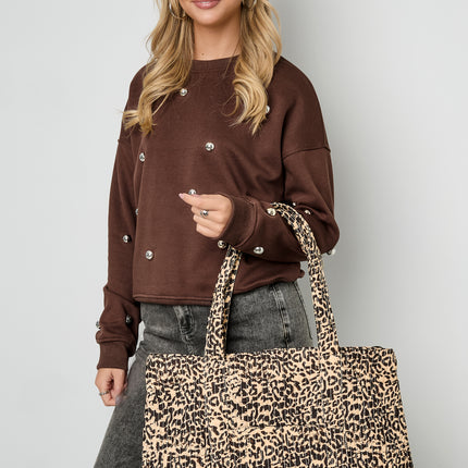 Tote Bags Luipaardprint Dagelijks Polyester Dagelijkse Accessoires