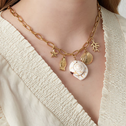 Beachy Charms ketting