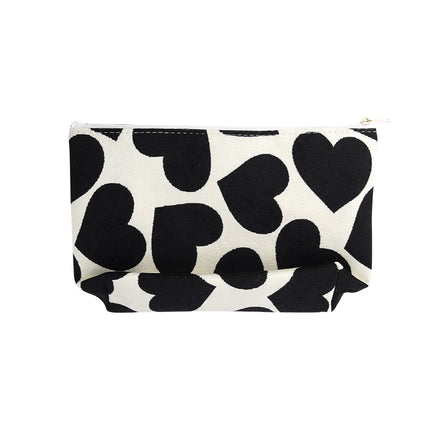 Make-up tasje met hartjes