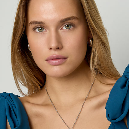 simpele ketting met iconisch hart medium