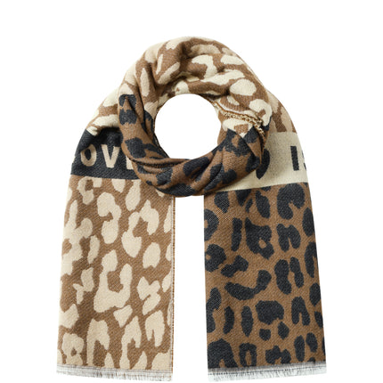 Wintersjaals Luipaardprint Casual Acryl Dagelijkse accessoires