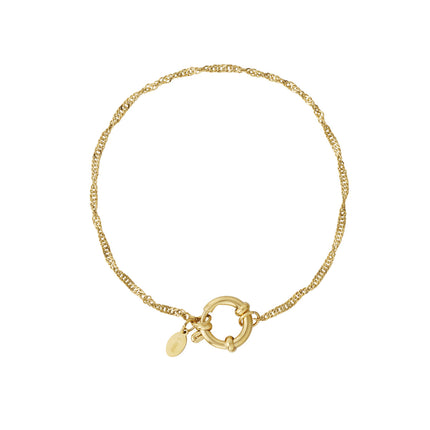 Roestvrijstalen kettingarmbanden Ketting DIY Dagelijkse eenvoudige serie Damessieraden