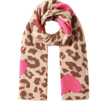 Wintersjaals Hart Casual Acryl Dagelijkse Accessoires