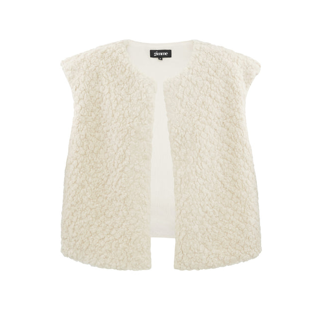 Woven Polyester Fiber Vrouwen Vest Casual Solid Color Fall/Winter