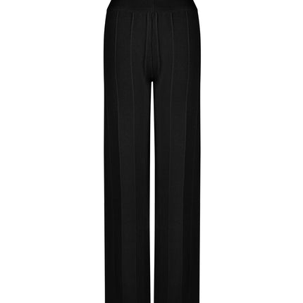 Viscose Vrouwen Brede Broek Conservatief Eenvoudige Kleur