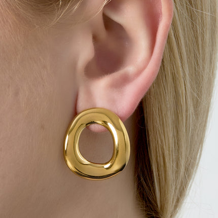 Organic Hoops oorbellen