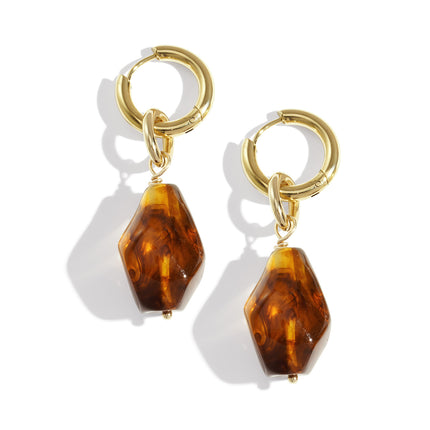 Oorbellen met druppelvorm, onregelmatige vorm, casual, dagelijks, eenvoudig, serie, damessieraden