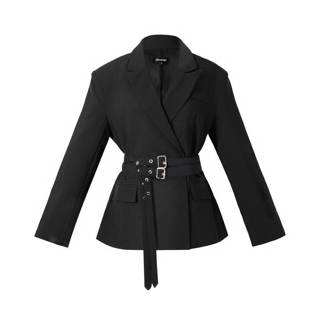 Woven Polyester Fiber Vrouwen Suit Set Elegant Solid Color Fall/Winter