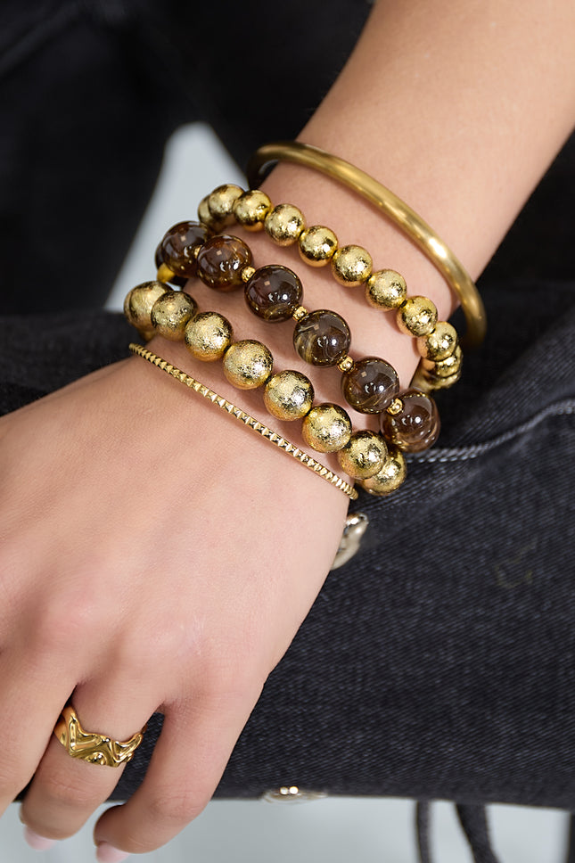 Armbanden set van 3 met kralen