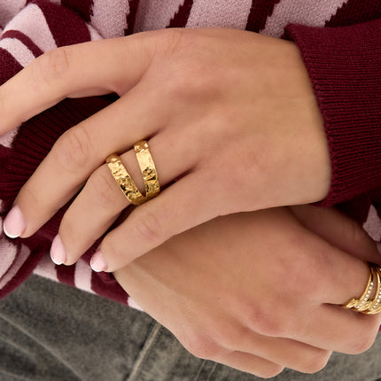 Gestructureerde dubbele ring