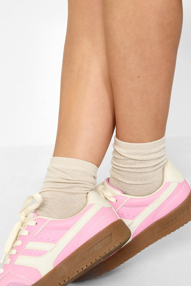 Katoenen sokken tot halverwege de kuit, effen kleur, casual, kleding met alle pasvormen