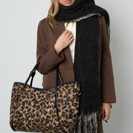 Tote Bags Luipaardprint Casual Katoen Dagelijkse Accessoires