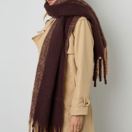 Wintersjaals gemengde kleuren Casual Polyester Dagelijks