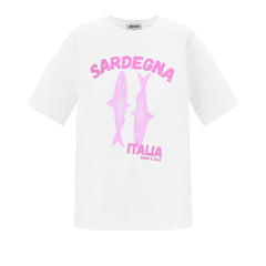 Katoen Gebreide Vrouwen T-shirt Casual Dierenprint