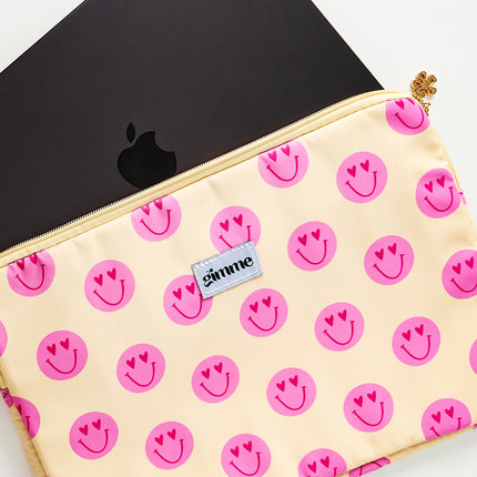 Gimme Smiling Face Laptophoes - 13 inch
