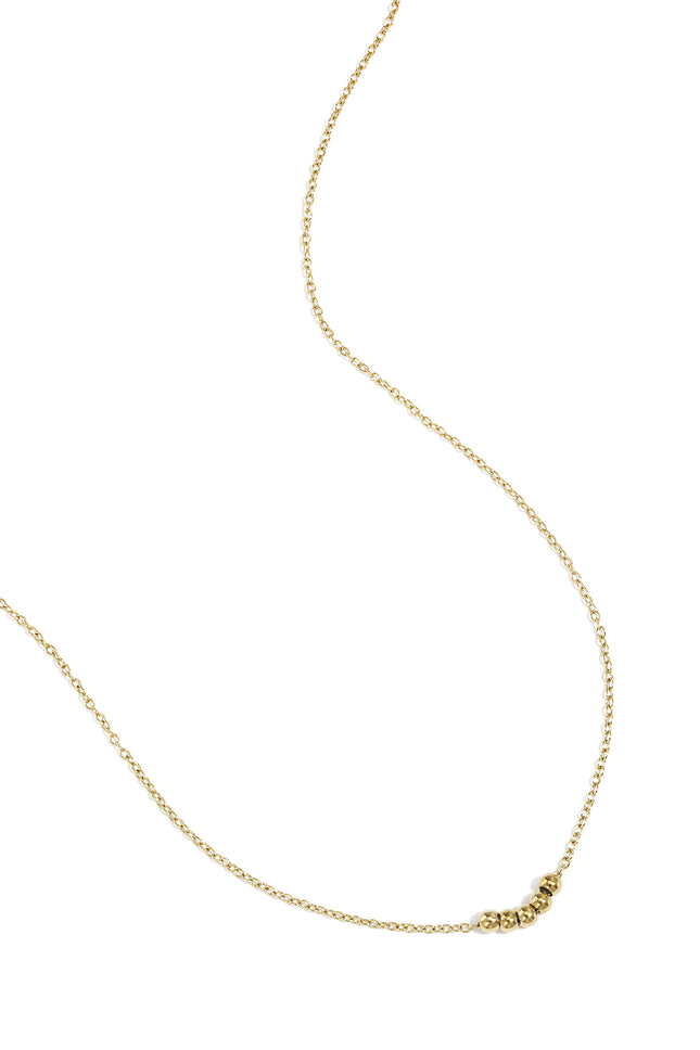 klassieke ketting met balletjes