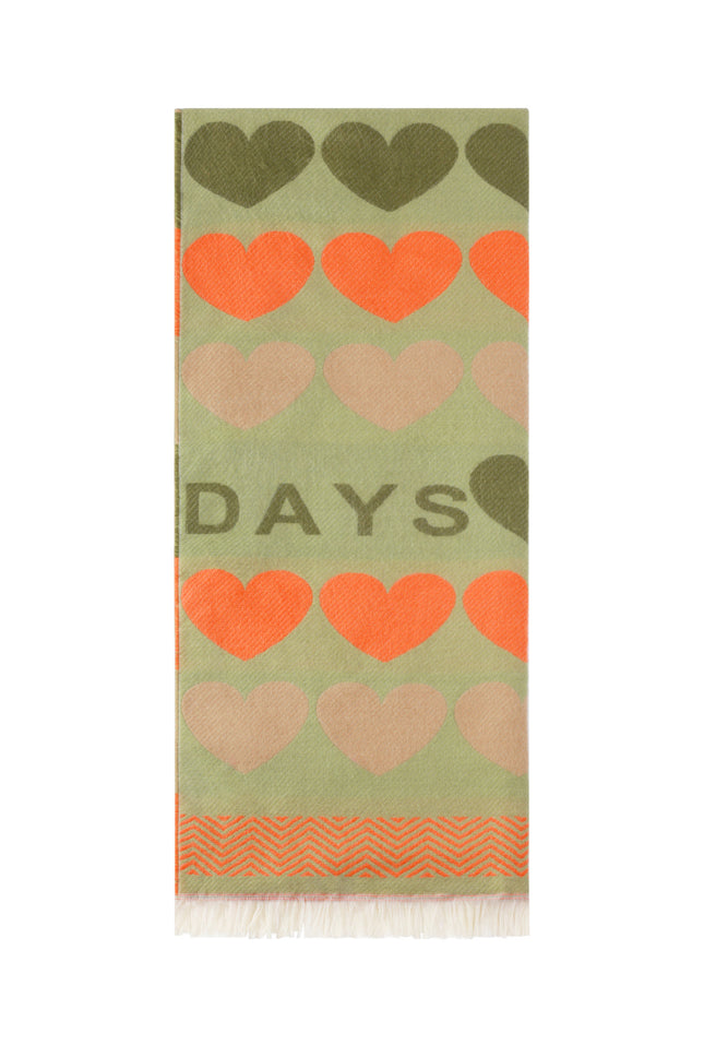 Sjaal met hartjes