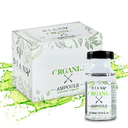 Organic Ampullen Voor Haar 6×10 ml – Natuurlijke regeneratie en glans