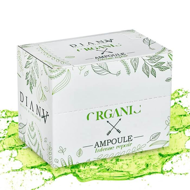Organiczne ampułki do włosów 6×10 ml – Naturalna regeneracja i blask
