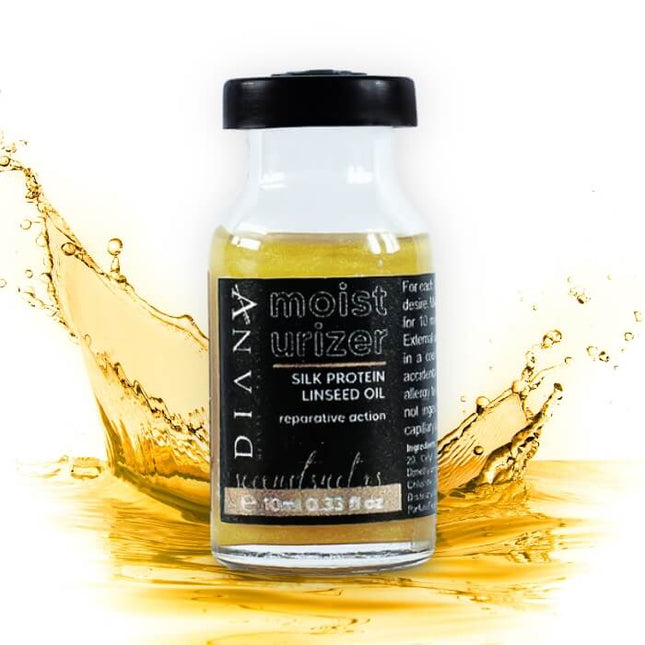Ampoule de protéines dorées pour cheveux 10 ml – Hydratation et réparation intensives