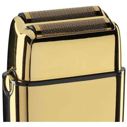 Babyliss PRO 4Artists Ersatzkopf, Goldmetall-Doppelfolienrasierer, Schwarz