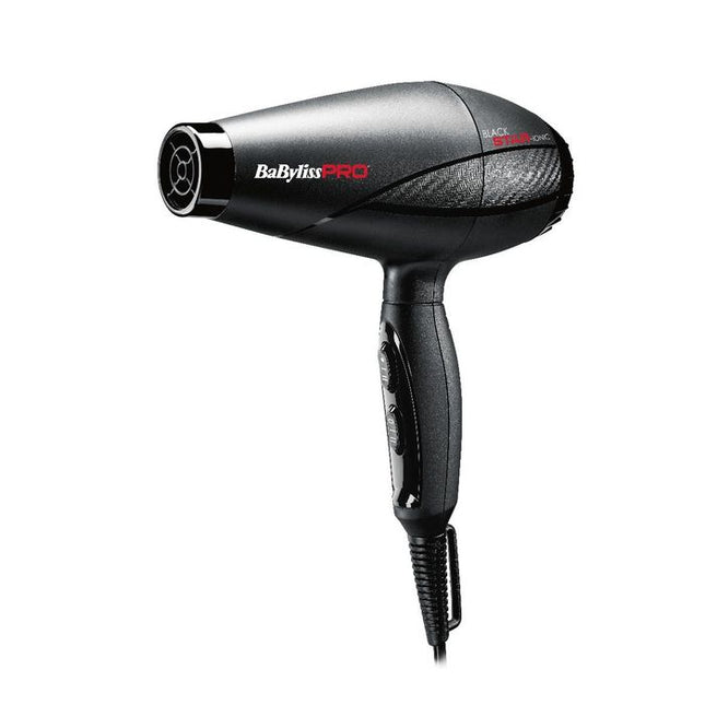 Babyliss PRO Black Star Ionic Dryer Zwart 2200W