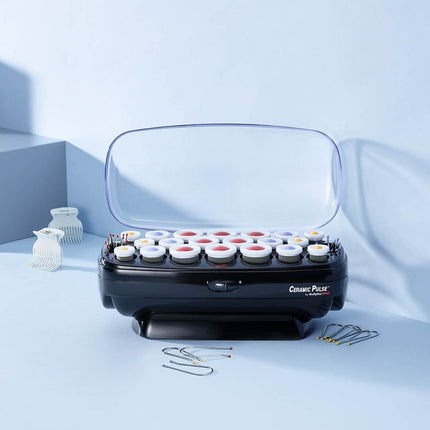 Babyliss PRO Krulset - Ceramic - rollers met fluwelen bekleding Zwart 400W