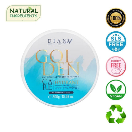 Golden Blue Protein Home Care Mask – Herstellend masker met violet pigment voor blond haar – 300g