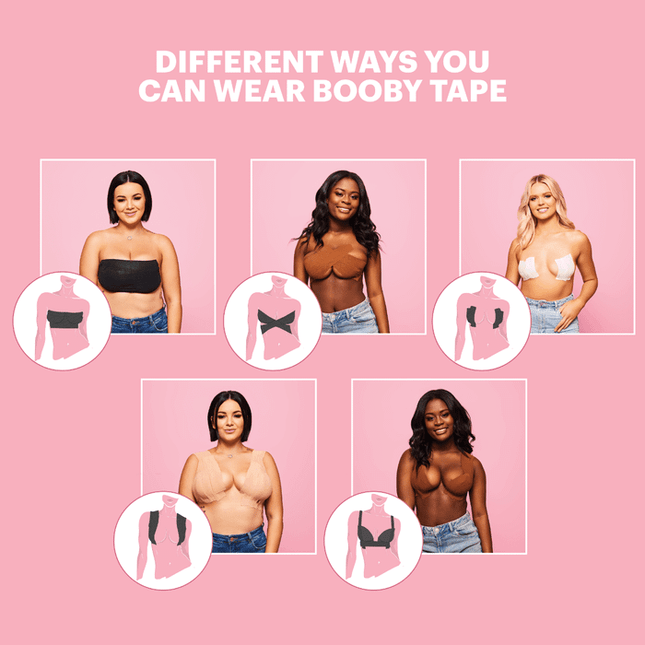 Booby Tape Breast Tape Nude 5m